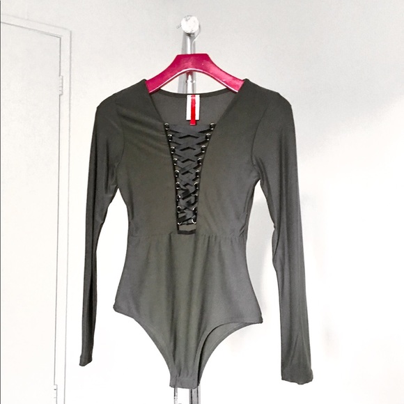 TIANA BODYSUIT - Olive - Picture 4 of 8